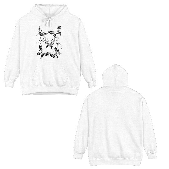Tribal Butterflies Apparel Double Sided Hoodies