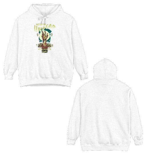 Watch For Undead Halloween Zombie Hand Spooky Scar Double Sided Hoodies