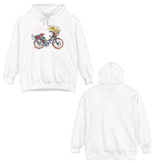 Floral Market open daily seeds stems blooms Double Sided Hoodies