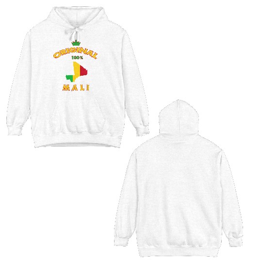 Mali Original 100% flag design Double Sided Hoodies
