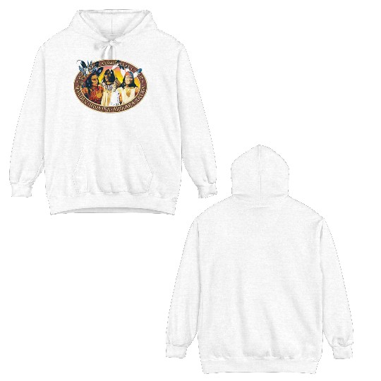 MHA Nation 3 Chiefs Logo Color transparent Double Sided Hoodies