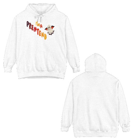 Double Sided Hoodies petend i'm a vampire ,Double Sided Hoodies halloween,horro