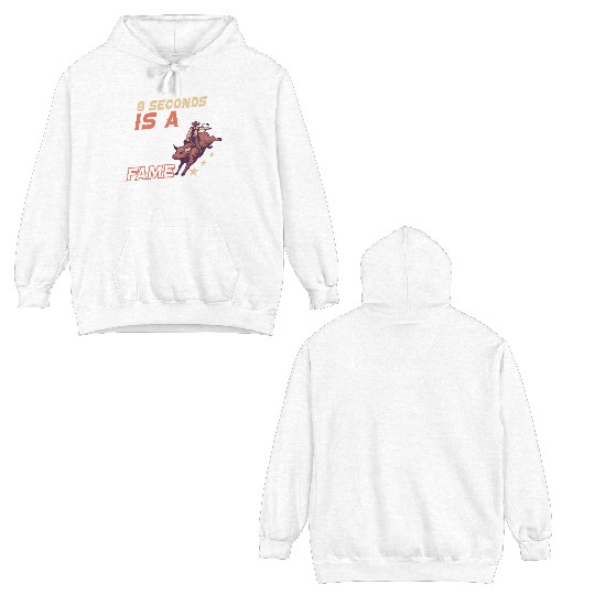 Rodeo Bull Riding Livestock Show Farmer Cattle Double Sided Hoodies