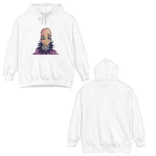 Glamorous baby in violet. Double Sided Hoodies