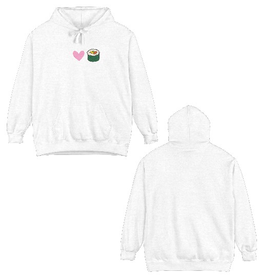 I Love Sushi Japanese Food Love Sushi Double Sided Hoodies