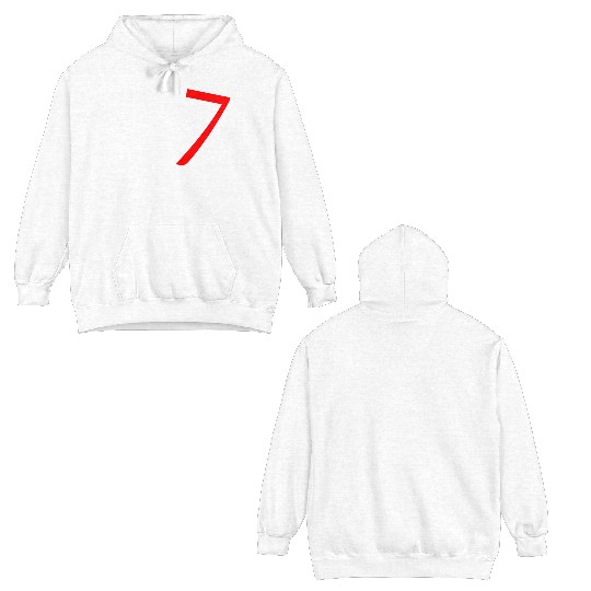cr7 cristiano white Double Sided Hoodies