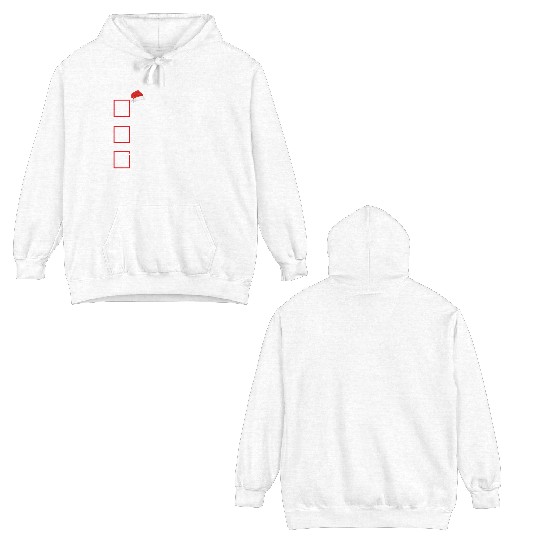 Nice naughty left unsupervised Double Sided Hoodies