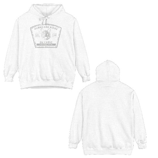 Hurricane Ridge Olympic National Park Double Sided Hoodies