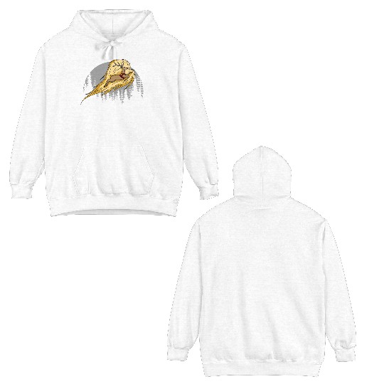 Christmas Santa's Reindeer Lazy Costume Comet Double Sided Hoodies
