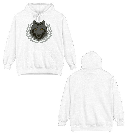 alpha wolf Double Sided Hoodies