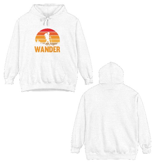 not all who wander are lost Double Sided Hoodies