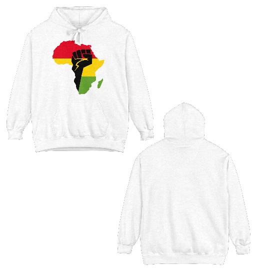 African Black Power Double Sided Hoodies