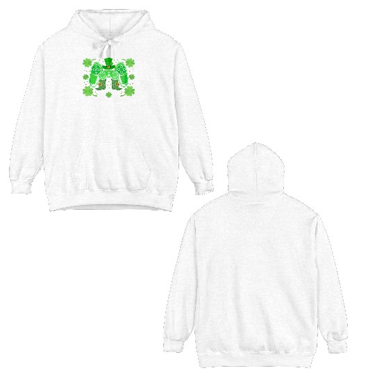 Video Game Controller Irish Gamer Boys St Patricks Double Sided Hoodies