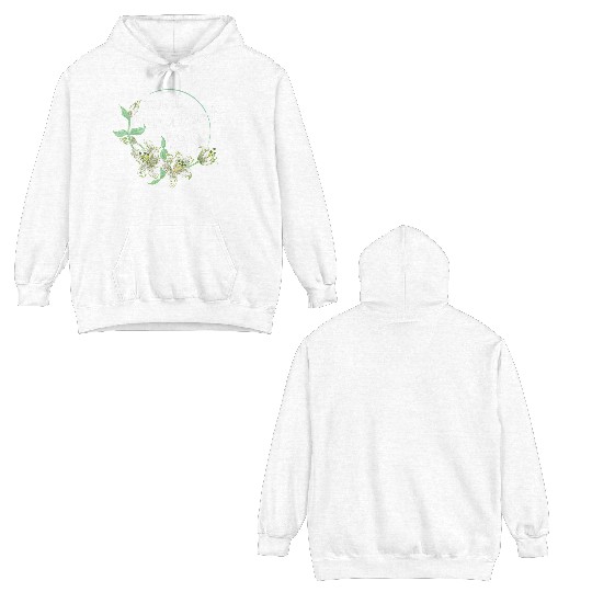St. Maria Goretti Purity Catholic Saints Lily Symb Double Sided Hoodies