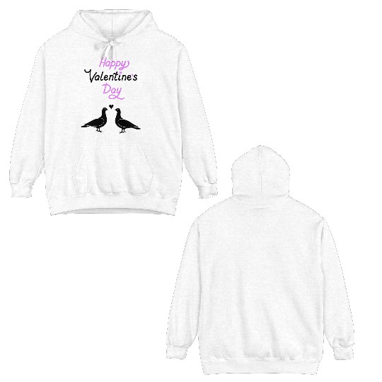 valentine | valentine's day | happy valentines day Double Sided Hoodies