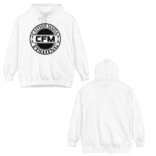 Catfish fishing Double Sided Hoodies design