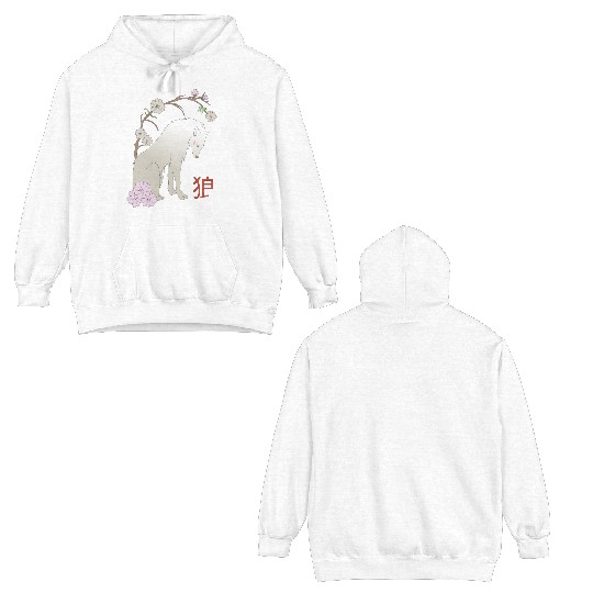 Great Wolf - Japanese Wolf Double Sided Hoodies