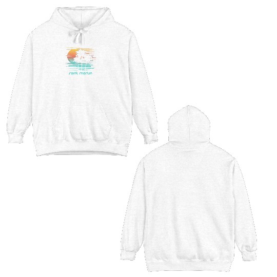 Saint Martin Grand Case Stylish Souvenir Vacation Double Sided Hoodies