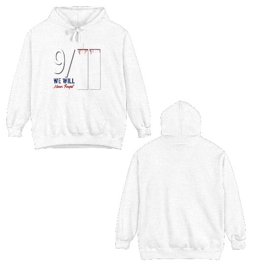 Patriot Day 9 11 Twin Towers New York USA Amerika Double Sided Hoodies