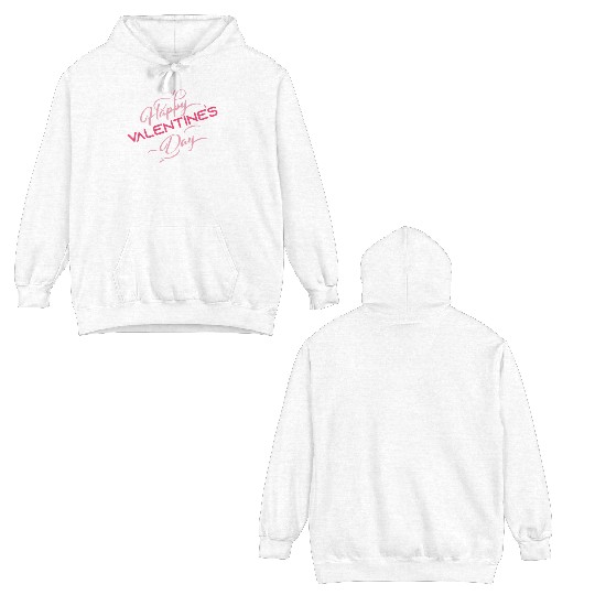 valentine | valentine's day | happy valentines day Double Sided Hoodies