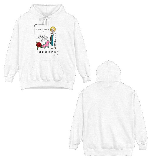 OUR LADY OF LOURDES Double Sided Hoodies