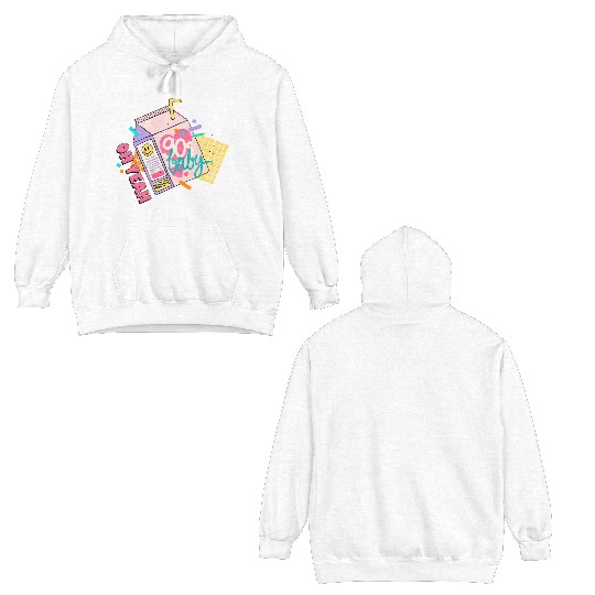 OH YEAH 90s BABY Double Sided Hoodies