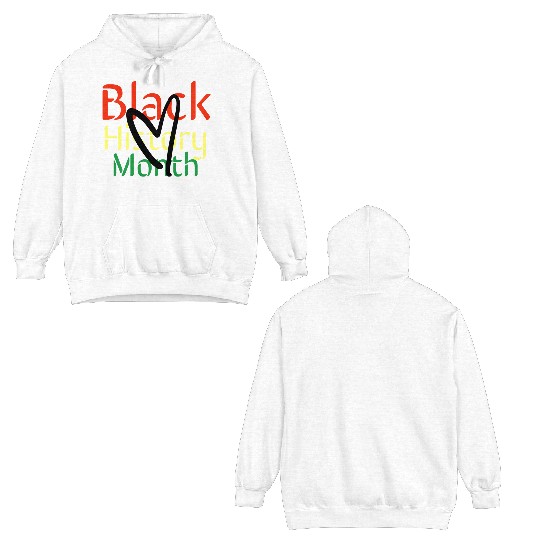 Black history month Double Sided Hoodies