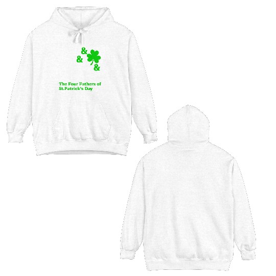Jack Jim Johnny Jameson Father of St Patrick Day Double Sided Hoodies