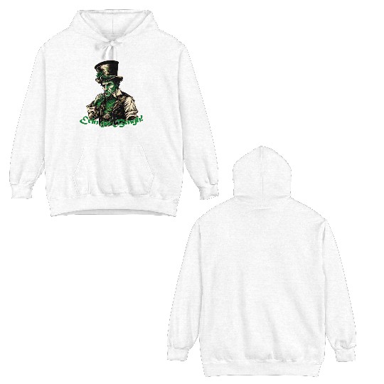 St Patrick´s day, Erin go Bragh! Double Sided Hoodies