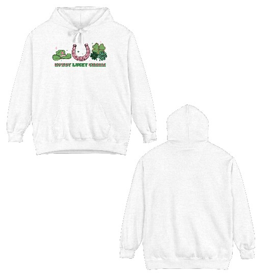 Howdy lucky charm Double Sided Hoodies
