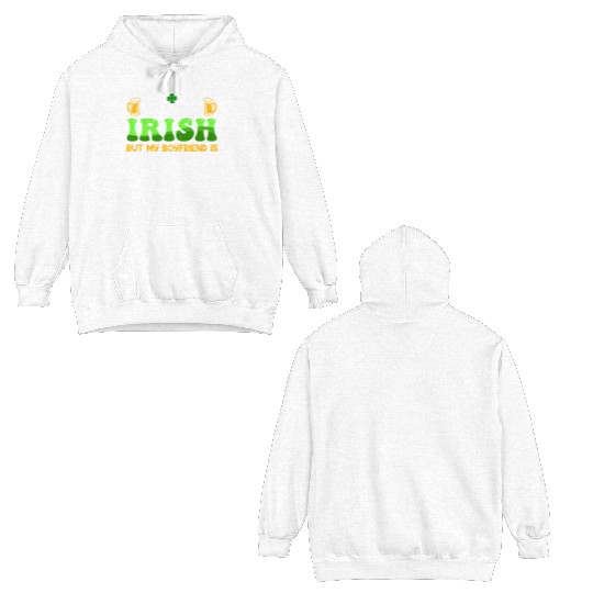Irish Boyfriend St. Patrick's Day Women Double Sided Hoodies
