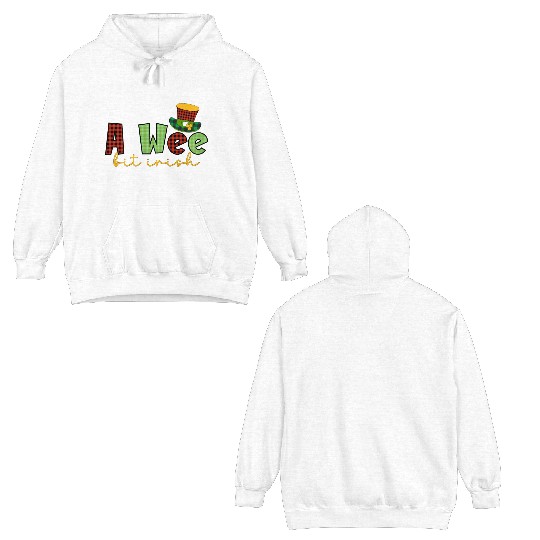 A Wee Bit Irish Sublimation Double Sided Hoodies