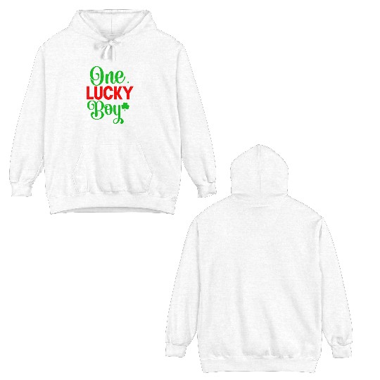 One Lucky Boy Double Sided Hoodies