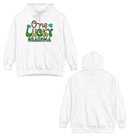 One luckyPatricks Day Sublimation Double Sided Hoodies