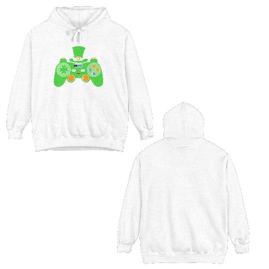 Video Game Gaming St Patricks Day Gamer Double Sided Hoodies