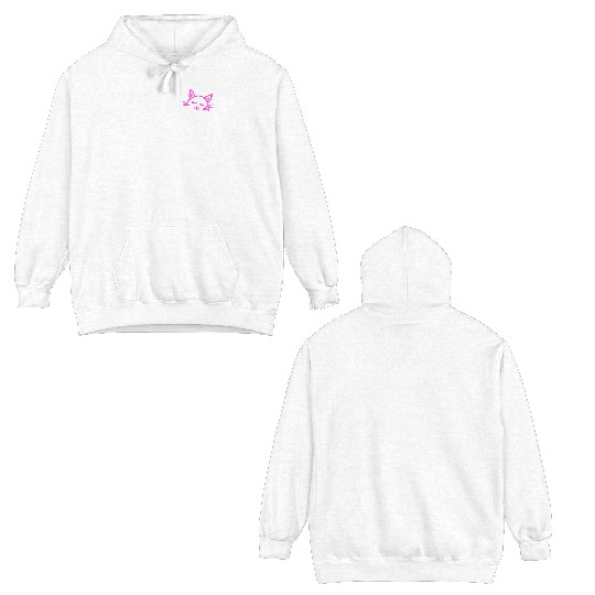 Cat lady Meow Double Sided Hoodies