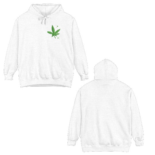 Mens Funny Marijuana St. Patrick's Day Roll Fatty Double Sided Hoodies