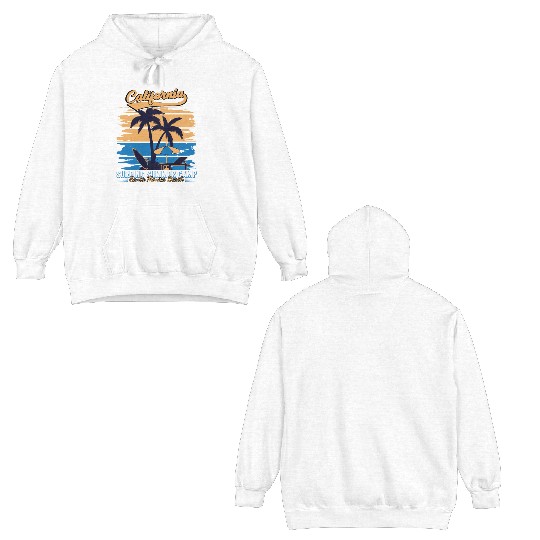 California Surfing Summer Camp Double Sided Hoodies