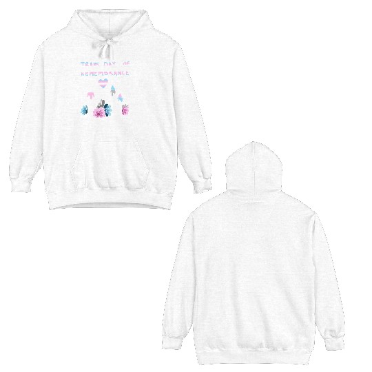 Trans Day Of Remembrance Trans LGBTQ Double Sided Hoodies