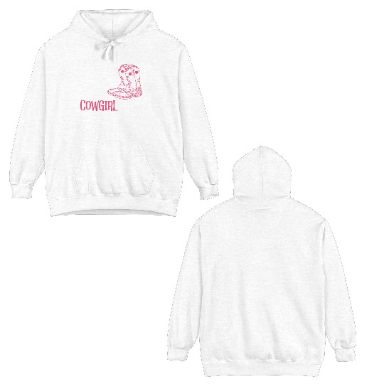 Boots And Bling It's A Cowgirl Thing Double Sided Hoodies