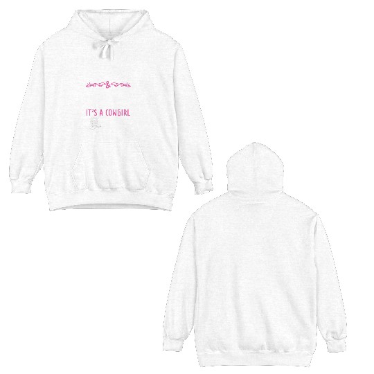 Boots And Bling It's A Cowgirl Thing Double Sided Hoodies
