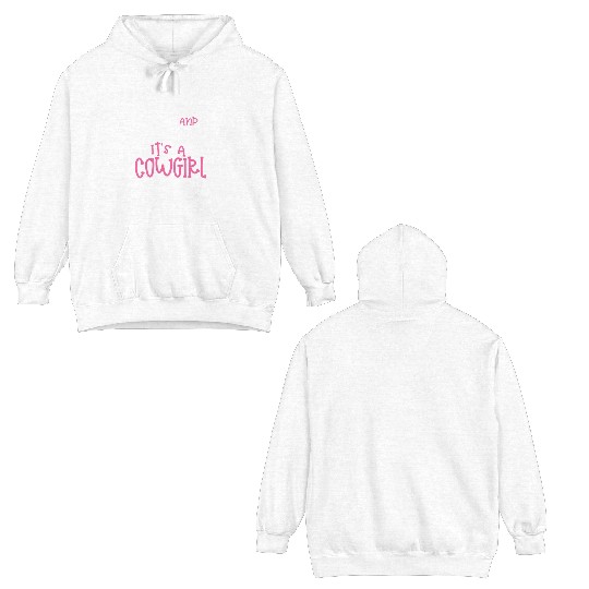 Boots And Bling It's A Cowgirl Thing Double Sided Hoodies