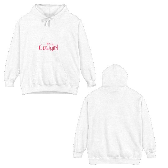 Boots And Bling It's A Cowgirl Thing Double Sided Hoodies