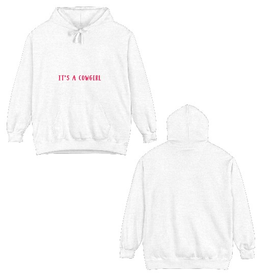 Boots And Bling It's A Cowgirl Thing Double Sided Hoodies
