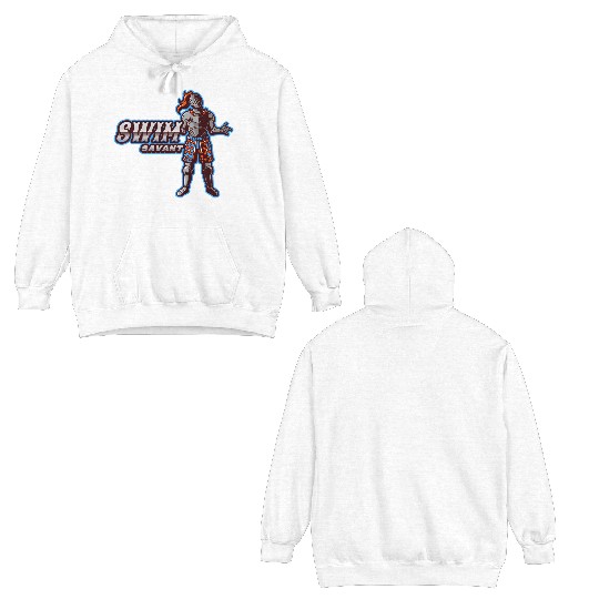 Swim Savant | Knight With Swim Trunks Double Sided Hoodies