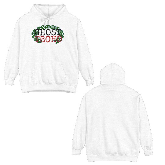 GHOST TITLE Double Sided Hoodies