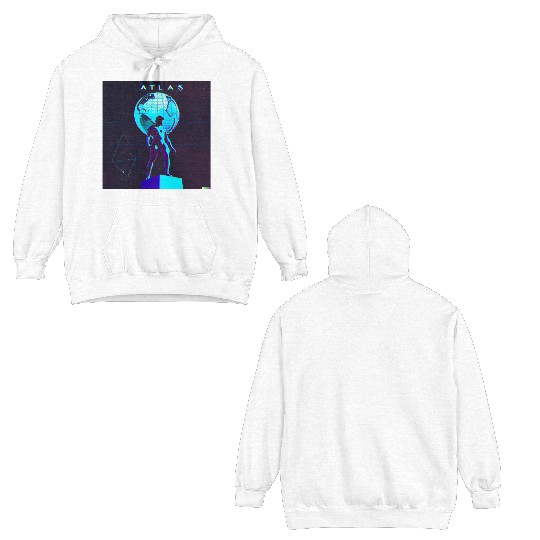 Synthwave Atlas Double Sided Hoodies
