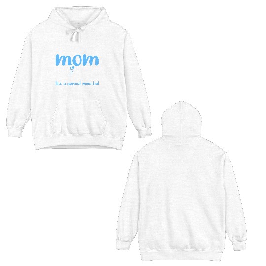 Swimming Swim Mom Double Sided Hoodies