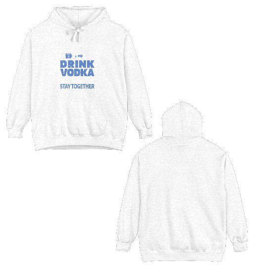Vodka Couple Double Sided Hoodies