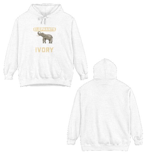 Elephant Lover Wildlife Animal Zoo Zookeeper Double Sided Hoodies